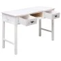 Antique white wooden console table 110x45x76 cm by vidaXL, Side tables - Ref: Foro24-284162, Price: 110,94 €, Discount: %
