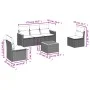6-piece garden sofa set and black synthetic rattan cushions by , Garden sets - Ref: Foro24-3225853, Price: 331,23 €, Discount: %