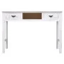 Antique white wooden console table 110x45x76 cm by vidaXL, Side tables - Ref: Foro24-284162, Price: 110,94 €, Discount: %