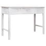 Mesa consola de madera blanco antiguo 110x45x76 cm