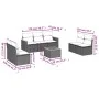 8-piece garden sofa set and gray synthetic rattan cushions by , Garden sets - Ref: Foro24-3225885, Price: 433,34 €, Discount: %