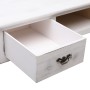 Mesa consola de madera blanco antiguo 110x45x76 cm