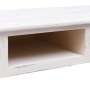 Mesa consola de madera blanco antiguo 110x45x76 cm