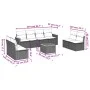 Garden sofa set with beige cushions mix 9 pieces PE rattan by , Garden sets - Ref: Foro24-3225898, Price: 507,18 €, Discount: %