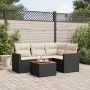 5-piece garden furniture set and black synthetic rattan cushions by , Garden sets - Ref: Foro24-3225937, Price: 301,93 €, Dis...
