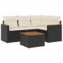 5-piece garden furniture set and black synthetic rattan cushions by , Garden sets - Ref: Foro24-3225937, Price: 301,93 €, Dis...