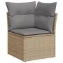 Garden sofa set with beige cushions mix 6 pieces PE rattan by , Garden sets - Ref: Foro24-3225968, Price: 364,98 €, Discount: %