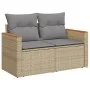Gartensofa-Set mit beigem Kissenmix, 6-teilig, PE-Rattan von , Gartensets - Ref: Foro24-3225989, Preis: 378,44 €, Rabatt: %