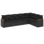 7-piece garden dining set and black synthetic rattan cushions by , Garden sets - Ref: Foro24-3226027, Price: 451,63 €, Discou...