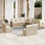 11-piece garden sofa set with beige synthetic rattan cushions by , Garden sets - Ref: Foro24-3226086, Price: 724,06 €, Discou...