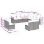 11-piece garden sofa set with beige synthetic rattan cushions by , Garden sets - Ref: Foro24-3226086, Price: 724,06 €, Discou...