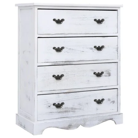 White wooden chest of drawers 60x30x75 cm by vidaXL, Sideboards - Ref: Foro24-284180, Price: 216,81 €, Discount: %