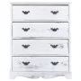 White wooden chest of drawers 60x30x75 cm by vidaXL, Sideboards - Ref: Foro24-284180, Price: 216,81 €, Discount: %