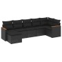 7-piece garden dining set and black synthetic rattan cushions by , Garden sets - Ref: Foro24-3226188, Price: 433,95 €, Discou...