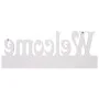 WELCOME white wall coat rack 74x29.5 cm by vidaXL, Hat and coat racks - Ref: Foro24-284247, Price: 46,94 €, Discount: %