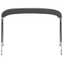 Bimini-Markise mit 4 Bögen anthrazitgrau 243x(230-244)x137 cm von , Aufbewahrungsabdeckungen für Boote - Ref: Foro24-93142, P...