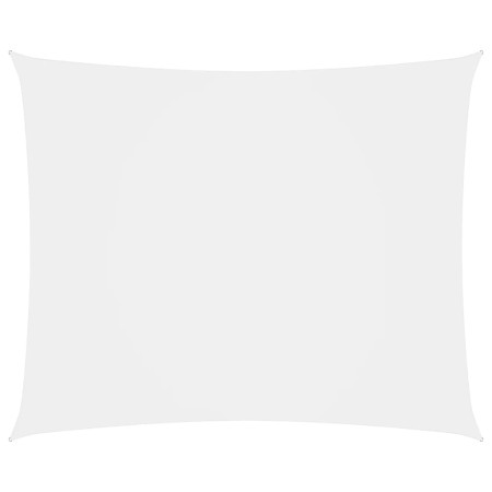 Rechteckige Segelmarkise Oxford Stoff weiß 5x6 m von , Sonnenschirme - Ref: Foro24-135274, Preis: 76,39 €, Rabatt: %