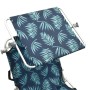 Folding lounge chair with a canopy made of stamped steel leaves. by , Loungers - Ref: Foro24-310328, Price: 67,49 €, Discount: %