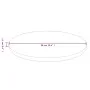 Runde Tischplatte dunkelbraunes Eichenholz Ø90x1,5cm von , Tischplatten - Ref: Foro24-342971, Preis: 112,52 €, Rabatt: %