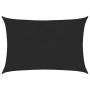 Toldo de vela HDPE negro 160 g/m² 3x5 m