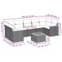 Garden sofa set with beige cushions mix 8 pieces PE rattan by , Garden sets - Ref: Foro24-3225814, Price: 497,55 €, Discount: %