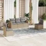Garden sofa set with beige cushions mix 5 pieces PE rattan by , Garden sets - Ref: Foro24-3225849, Price: 300,75 €, Discount: %