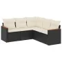 5-teiliges Gartenmöbel-Set und schwarze synthetische Rattankissen von , Gartensets - Ref: Foro24-3225958, Preis: 311,39 €, Ra...