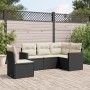 5-teiliges Gartenmöbel-Set und schwarze synthetische Rattankissen von , Gartensets - Ref: Foro24-3225972, Preis: 303,75 €, Ra...