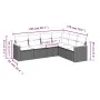 Garden sofa set with beige cushions mix 6 pieces PE rattan by , Garden sets - Ref: Foro24-3226003, Price: 378,52 €, Discount: %