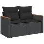 8-teiliges Gartensofa-Set und schwarze synthetische Rattankissen von , Gartensets - Ref: Foro24-3226034, Preis: 495,56 €, Rab...