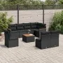 8-teiliges Gartensofa-Set und schwarze synthetische Rattankissen von , Gartensets - Ref: Foro24-3226048, Preis: 547,84 €, Rab...