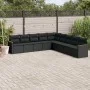 8-piece garden sofa set and black synthetic rattan cushions by , Garden sets - Ref: Foro24-3226055, Price: 563,16 €, Discount: %