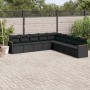 8-teiliges Gartensofa-Set und schwarze synthetische Rattankissen von , Gartensets - Ref: Foro24-3226055, Preis: 552,91 €, Rab...