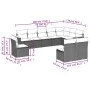 Garden sofa set 10 pieces with black synthetic rattan cushions by , Garden sets - Ref: Foro24-3226069, Price: 621,08 €, Disco...
