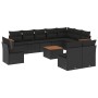 11-piece garden sofa set and black synthetic rattan cushions by , Garden sets - Ref: Foro24-3226076, Price: 660,90 €, Discoun...
