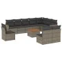 11-piece garden sofa set and gray synthetic rattan cushions by , Garden sets - Ref: Foro24-3226081, Price: 609,68 €, Discount: %