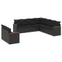 8-piece garden sofa set and black synthetic rattan cushions by , Garden sets - Ref: Foro24-3226097, Price: 607,81 €, Discount: %