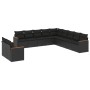 11-piece garden sofa set and black synthetic rattan cushions by , Garden sets - Ref: Foro24-3226125, Price: 692,81 €, Discoun...