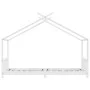 Estructura de cama infantil madera maciza pino blanco 90x200 cm de vidaXL, Cunas y camas para niños - Ref: Foro24-283369, Pre...