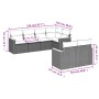 7-teiliges Gartensofa-Set mit grauen PE-Rattan-Kissen von , Gartensets - Ref: Foro24-3226144, Preis: 427,89 €, Rabatt: %