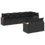 8-piece garden sofa set and black synthetic rattan cushions by , Garden sets - Ref: Foro24-3226146, Price: 545,47 €, Discount: %