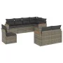 8-piece garden sofa set and gray synthetic rattan cushions by , Garden sets - Ref: Foro24-3226165, Price: 500,69 €, Discount: %