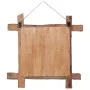 Natürlicher, recycelter Massivholz-Spiegel, 70 x 70 cm von vidaXL, Spiegel - Ref: Foro24-283934, Preis: 113,91 €, Rabatt: %