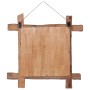 Natural recycled solid wood log mirror 70x70 cm by vidaXL, Mirrors - Ref: Foro24-283934, Price: 115,36 €, Discount: %