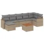 Garden sofa set with beige cushions mix 8 pieces PE rattan by , Garden sets - Ref: Foro24-3226199, Price: 464,34 €, Discount: %