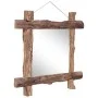 Natürlicher, recycelter Massivholz-Spiegel, 70 x 70 cm von vidaXL, Spiegel - Ref: Foro24-283934, Preis: 113,91 €, Rabatt: %