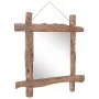 Natürlicher, recycelter Massivholz-Spiegel, 70 x 70 cm von vidaXL, Spiegel - Ref: Foro24-283934, Preis: 113,91 €, Rabatt: %