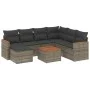 8-piece garden sofa set and gray synthetic rattan cushions by , Garden sets - Ref: Foro24-3226214, Price: 441,05 €, Discount: %