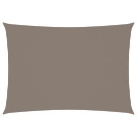 Rectangular sail awning taupe gray Oxford fabric 2.5x4 m by , Umbrellas - Ref: Foro24-135427, Price: 33,96 €, Discount: %
