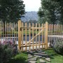 Gate for fence 100x100 impregnated hazel wood by , garden gates - Ref: Foro24-142591, Price: 87,51 €, Discount: %